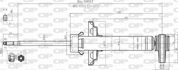 Open Parts SAB8499.32 - Амортизатор avtolavka.club