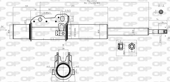 Open Parts SAB8416.31 - Амортизатор avtolavka.club