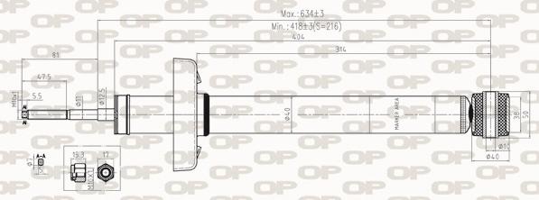 Open Parts SAB8488.32 - Амортизатор avtolavka.club