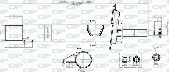 Open Parts SAB8437.31 - Амортизатор avtolavka.club