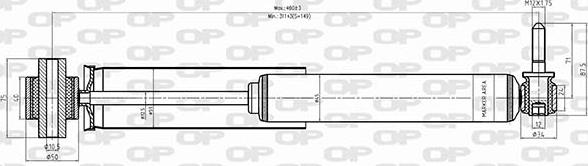 Open Parts SAB8429.32 - Амортизатор avtolavka.club