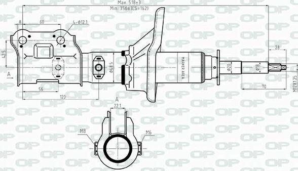 Open Parts SAB8479.31 - Амортизатор avtolavka.club