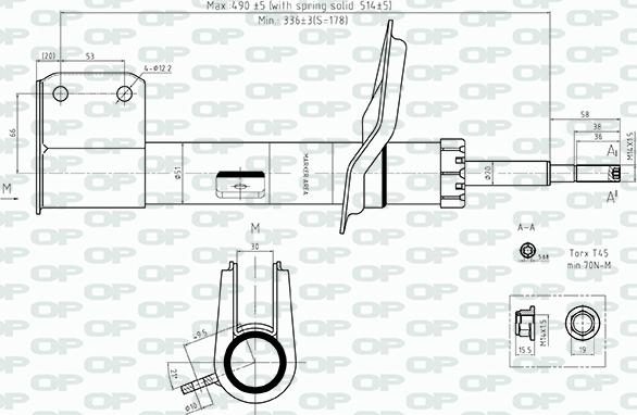 Open Parts SAB8555.31 - Амортизатор avtolavka.club