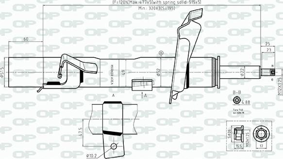 Open Parts SAB8560.31 - Амортизатор avtolavka.club