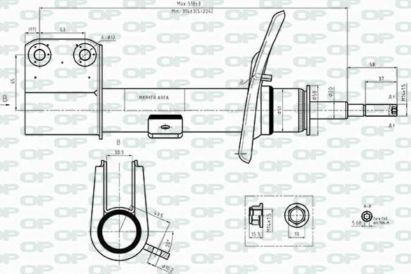 Open Parts SAB8506.31 - Амортизатор avtolavka.club