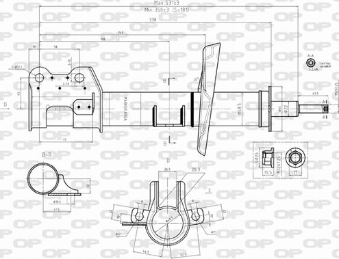 Open Parts SAB8502.31 - Амортизатор avtolavka.club