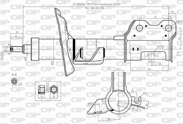 Open Parts SAB8586.31 - Амортизатор avtolavka.club