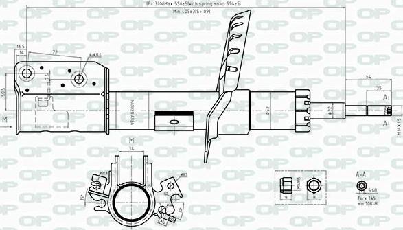 Open Parts SAB8524.31 - Амортизатор avtolavka.club