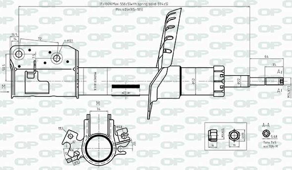 Open Parts SAB8525.31 - Амортизатор avtolavka.club