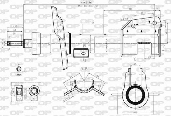 Open Parts SAB8576.31 - Амортизатор avtolavka.club