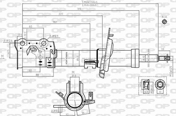 Open Parts SAB8645.31 - Амортизатор avtolavka.club