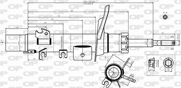 Open Parts SAB8646.31 - Амортизатор avtolavka.club