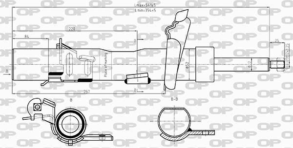 Open Parts SAB8608.31 - Амортизатор avtolavka.club