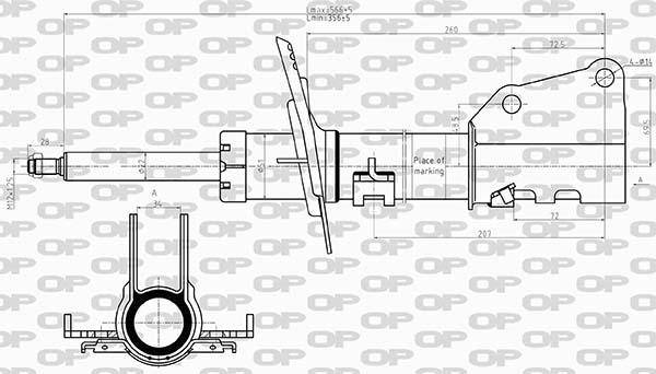 Open Parts SAB8602.31 - Амортизатор avtolavka.club