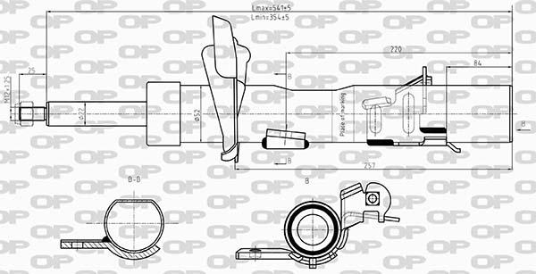 Open Parts SAB8607.31 - Амортизатор avtolavka.club