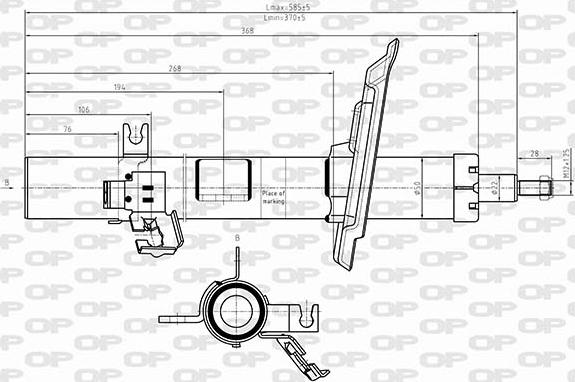 Open Parts SAB8624.31 - Амортизатор avtolavka.club