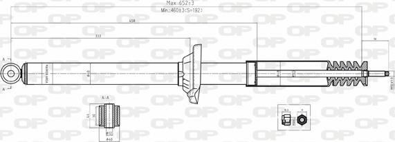 Open Parts SAB8048.32 - Амортизатор avtolavka.club