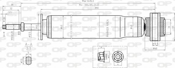 Open Parts SAB8047.32 - Амортизатор avtolavka.club