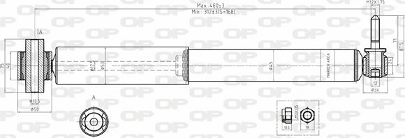 Open Parts SAB8057.32 - Амортизатор avtolavka.club