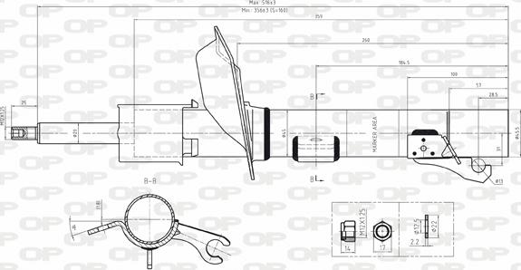 Open Parts SAB8064.31 - Амортизатор avtolavka.club