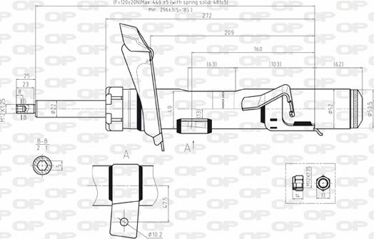 Open Parts SAB8061.31 - Амортизатор avtolavka.club