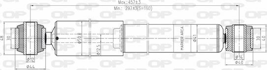 Open Parts SAB8006.32 - Амортизатор avtolavka.club