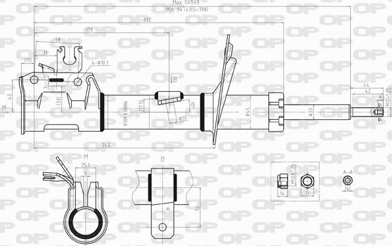 Open Parts SAB8010.31 - Амортизатор avtolavka.club