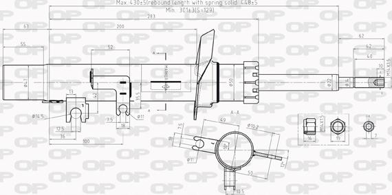 Open Parts SAB8011.31 - Амортизатор avtolavka.club