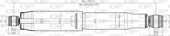 Open Parts SAB8018.32 - Амортизатор avtolavka.club