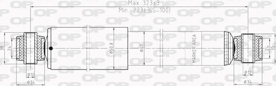 Open Parts SAB8020.32 - Амортизатор avtolavka.club