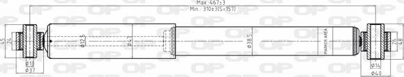 Open Parts SAB8027.32 - Амортизатор avtolavka.club