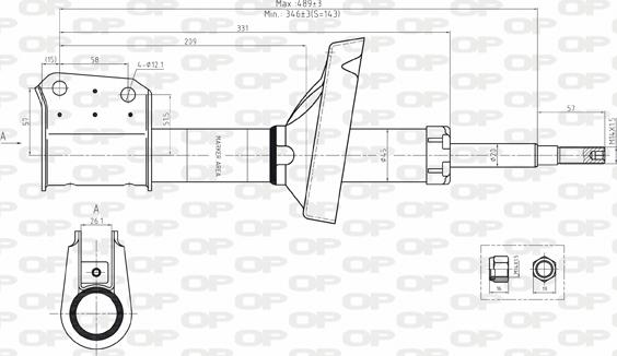 Open Parts SAB8074.31 - Амортизатор avtolavka.club