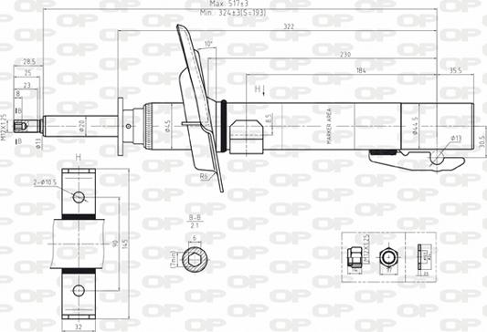 Open Parts SAB8071.31 - Амортизатор avtolavka.club