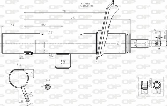 Open Parts SAB8194.31 - Амортизатор avtolavka.club