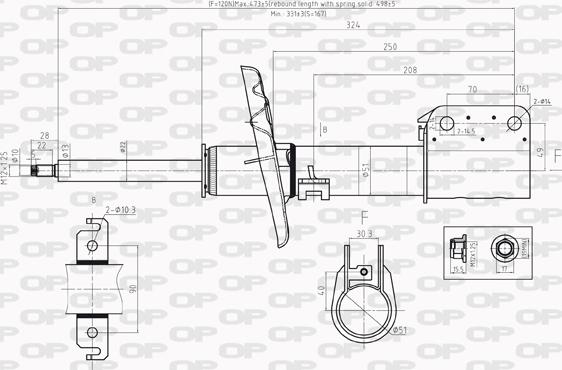 Open Parts SAB8196.31 - Амортизатор avtolavka.club