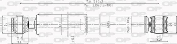 Open Parts SAB8198.32 - Амортизатор avtolavka.club