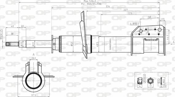 Open Parts SAB8145.31 - Амортизатор avtolavka.club