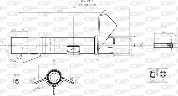 Open Parts SAB8150.31 - Амортизатор avtolavka.club