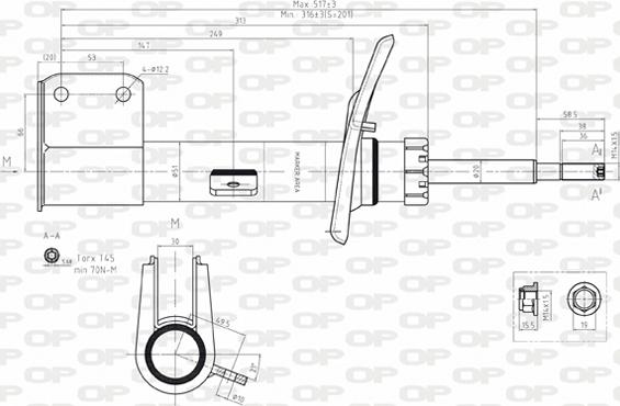 Open Parts SAB8152.31 - Амортизатор avtolavka.club