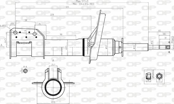 Open Parts SAB8157.31 - Амортизатор avtolavka.club