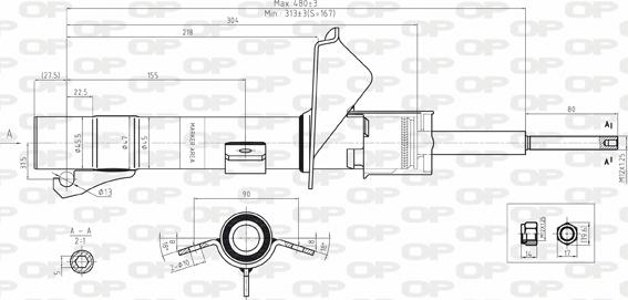 Open Parts SAB8103.31 - Амортизатор avtolavka.club