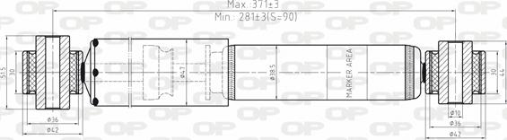 Open Parts SAB8114.32 - Амортизатор avtolavka.club