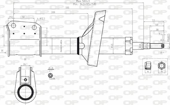 Open Parts SAB8185.31 - Амортизатор avtolavka.club