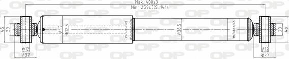 Open Parts SAB8134.12 - Амортизатор avtolavka.club