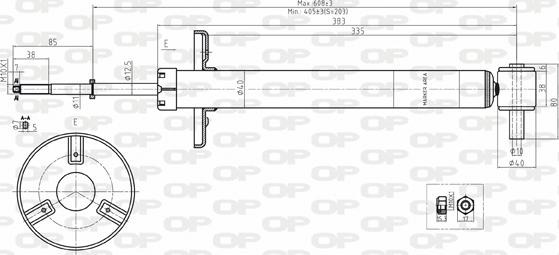 Open Parts SAB8129.32 - Амортизатор avtolavka.club