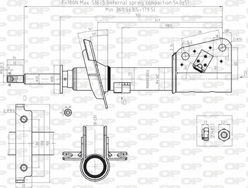 Open Parts SAB8173.31 - Амортизатор avtolavka.club