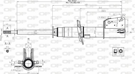 Open Parts SAB8177.31 - Амортизатор avtolavka.club