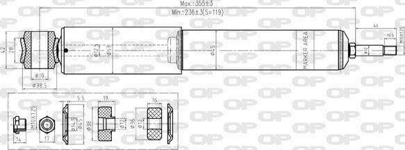 Open Parts SAB8346.32 - Амортизатор avtolavka.club