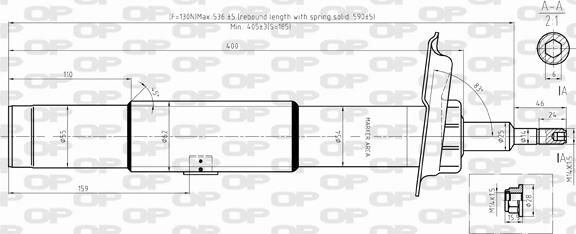 Open Parts SAB8342.31 - Амортизатор avtolavka.club