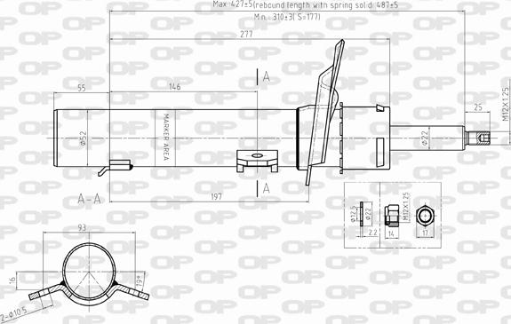 Open Parts SAB8347.31 - Амортизатор avtolavka.club